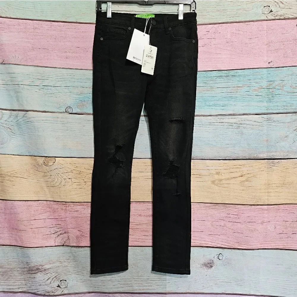 Women's Sandrine Rose x Free People Slim Distressed Jeans Size 25